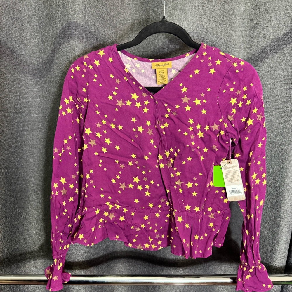 Wrangler Top with Gold and Yellow Stars